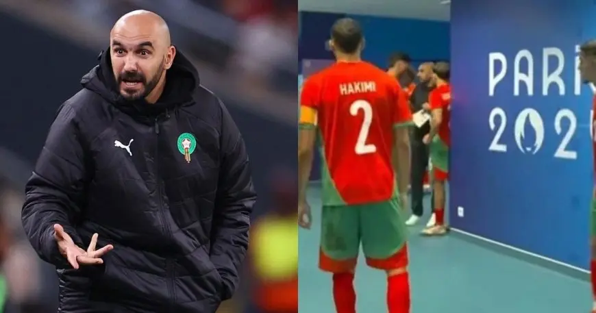 لماذا كان حاضراً مع المغرب في أولمبياد باريس؟.. الركراكي ينهي الجدل