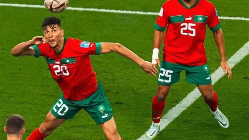 اصابة أشرف داري مع منتخب المغرب في مباراة ليسوتو بتصفيات أمم أفريقيا