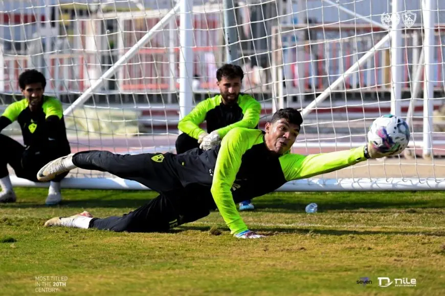 الزمالك يتدرب على ركلات الترجيح قبل مباراة الشرطة الكيني