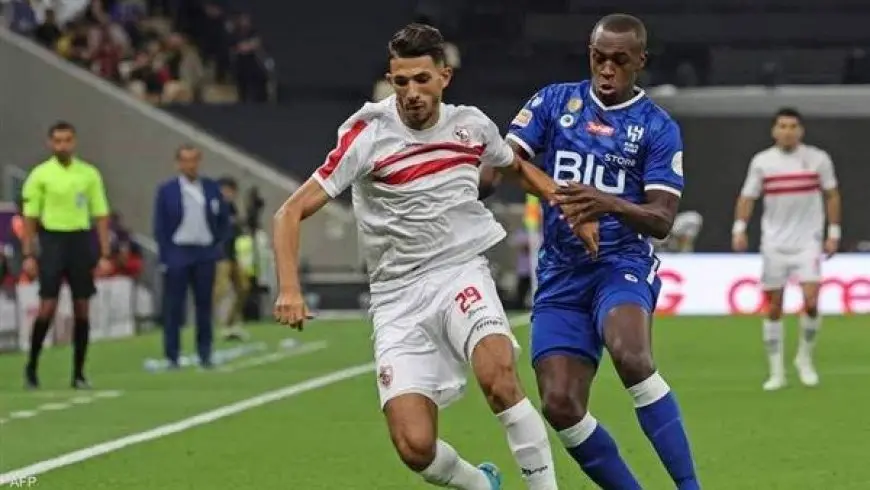 فتوح يؤازر الزمالك أمام الشرطه الكينى من المدرجات