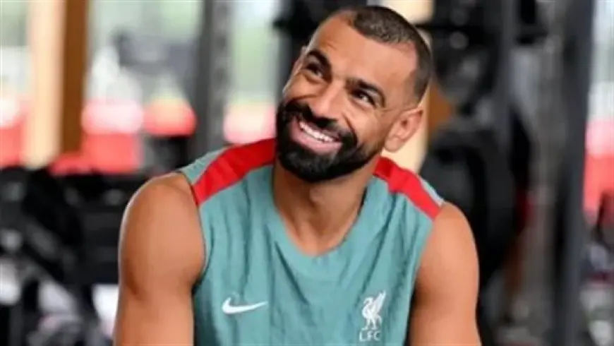 محمد صلاح يتابع ودية منتخب الناشئين أمام روسيا