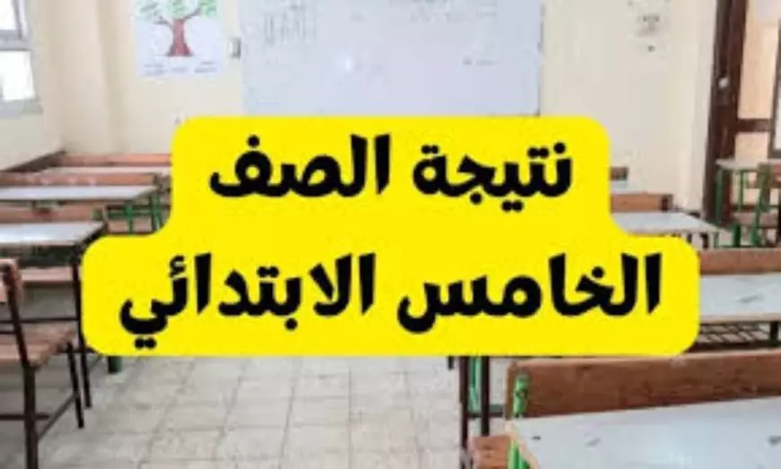 الرابط المباشر.. نتيجة الصف الخامس الابتدائي 2025 الترم الثاني برقم الجلوس وبالاسم عبر بوابة التعليم الاساسي بالرقم القومي