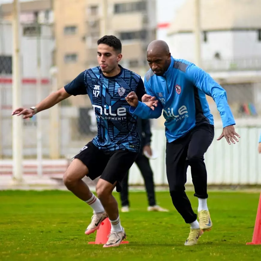 شيكابالا يواصل برنامجه التأهيلى فى مران الزمالك استعدادا لمواجهة بتروجت