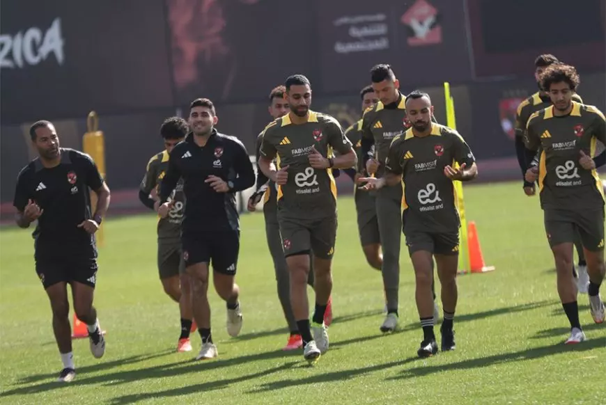 الأهلي يستأنف تدريباته استعدادا لمباراة الإسماعيلي