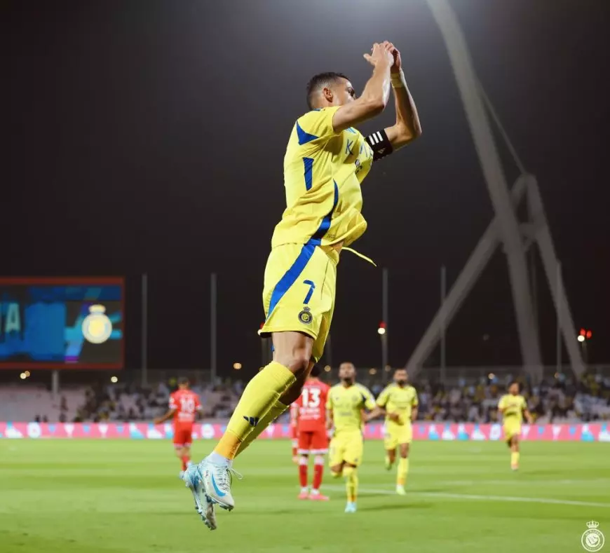 النصر يهزم الوحدة بثنائية نظيفة في الدوري السعودي.. ورونالدو يسجل