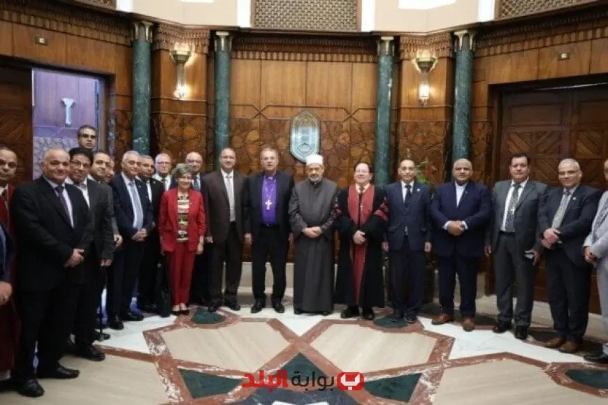 وفد الطائفة الإنجيلية يهنئ شيخ الأزهر بعيد الأضحى المبارك: تعزيز قيم الوحدة والتسامح