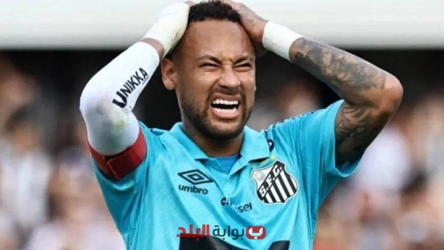نيمار يتقدم باعتذار بعد طرده في آخر مباراة له مع سانتوس البرازيلي!