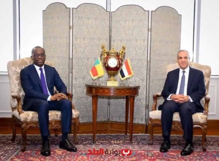 وزير الخارجية يناقش مع نظيره البنيني تعزيز العلاقات الثنائية وسبل الدعم المشترك