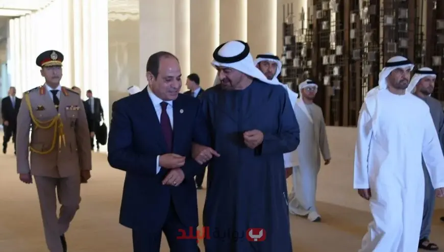 الشيخ محمد بن زايد يستقبل الرئيس السيسى بمطار أبو ظبى ويجتمعان لتعزيز التعاون الثنائي