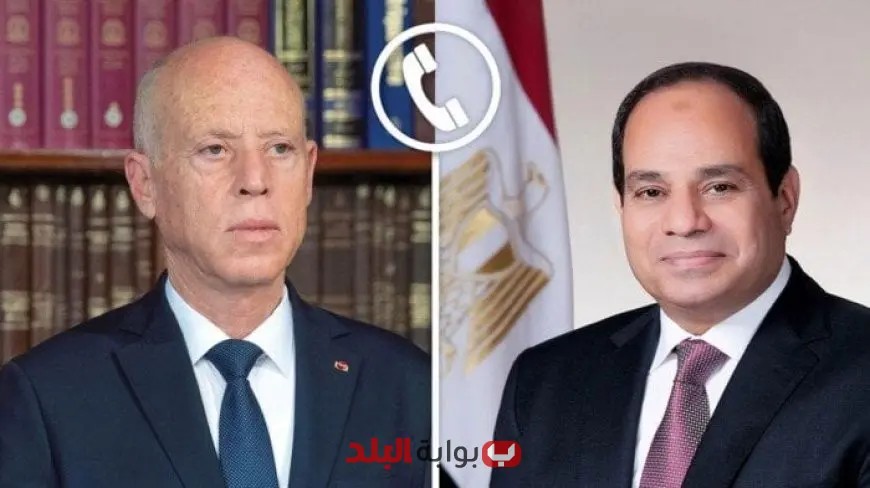 الرئيس السيسي يتلقى تهنئة هاتفية من الرئيس التونسي بمناسبة عيد الأضحى المبارك