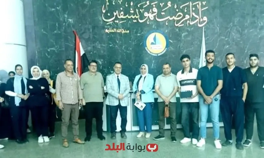 عميد كلية طب كفر الشيخ يزور المستشفى الجامعي في جولة تفقدية خلال عطلة عيد الأضحى المبارك