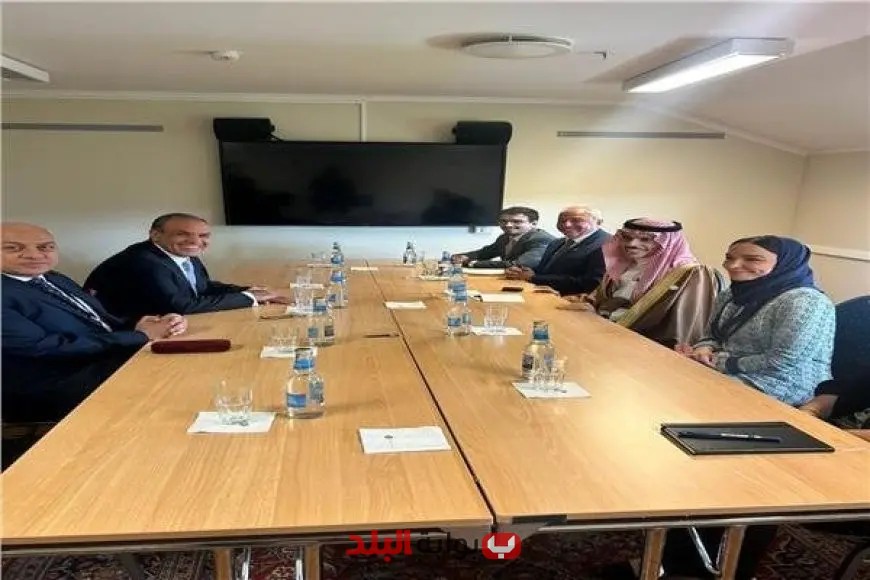 وزير الخارجية يتباحث مع نظيره السعودي خلال فعاليات منتدى أوسلو: تعزيز العلاقات الثنائية في الأفق