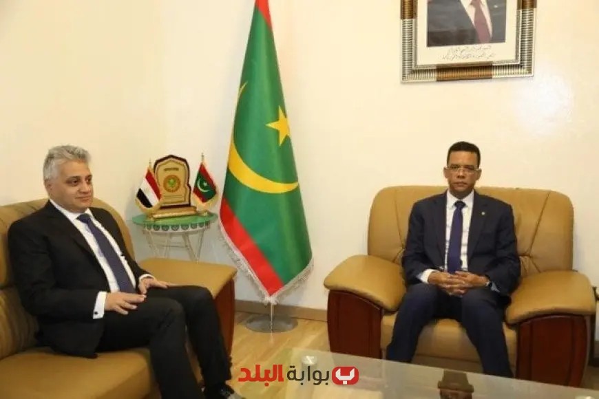 “سفير مصر في نواكشوط يلتقي وزير الصيد الموريتاني لتعزيز التعاون الثنائي المثمر”
