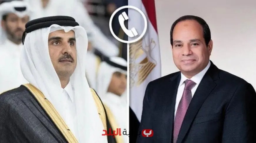 الرئيس السيسي يشدد على إدانة مصر القوية لأي انتهاك يمس سيادة دولة قطر