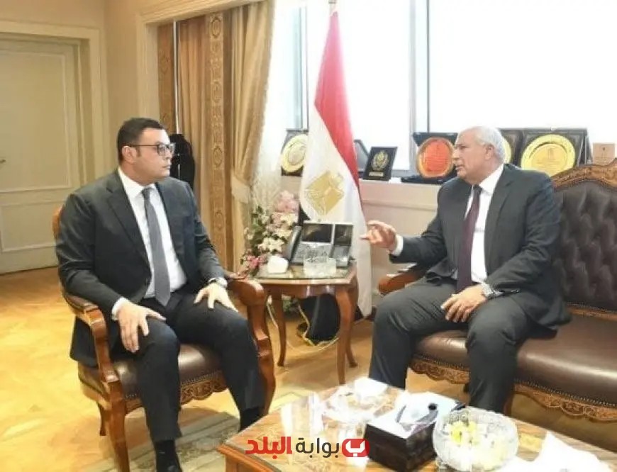 “وزير الإسكان ومحافظ الوادي الجديد يتباحثان سبل التعاون في مشاريع المياه الحيوية”
