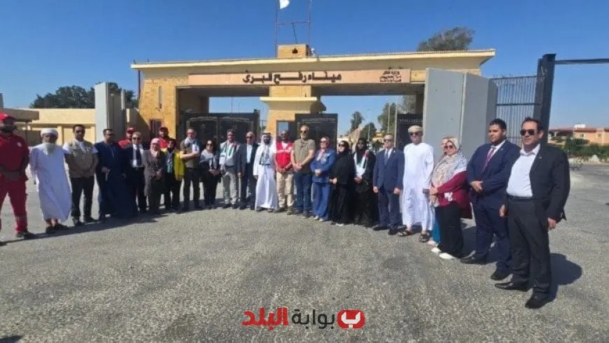 “رئيس البرلمان العربي يؤكد من معبر رفح التزامه بالتحرك العربي المشترك لوقف العدوان على غزة”