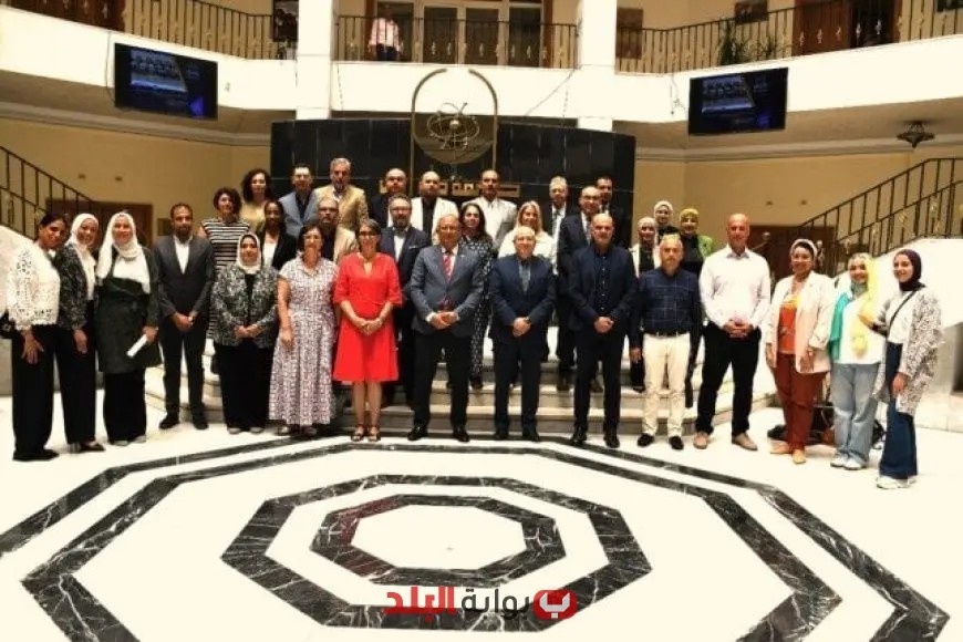 جامعة حلوان تستضيف نائب رئيس جامعة ديموقريطوس اليونانية لتعزيز التعاون الأكاديمي المتميز