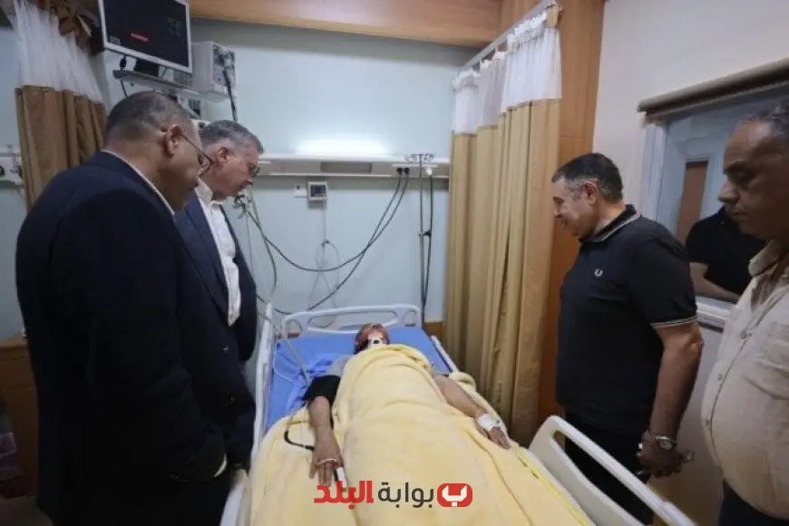 وزيرا البترول والعمل يزوران الناجين من حادث بارج خليج السويس ويؤكدان دعم الحكومة الكامل لهم