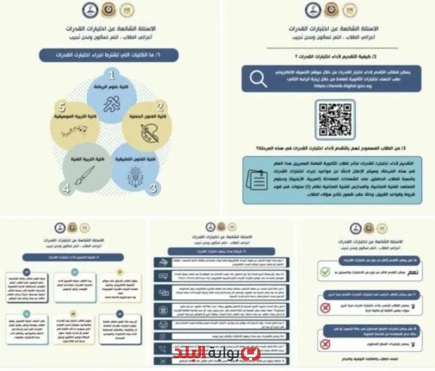 «الأعلى للجامعات» يكشف تفاصيل إجراءات اختبارات القدرات لطلاب الثانوية العامة 2025 بشكل شامل ومفصل