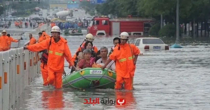 بكين تشهد فقدان 5 أشخاص وإجلاء أكثر من 7 آلاف نتيجة الأمطار الغزيرة