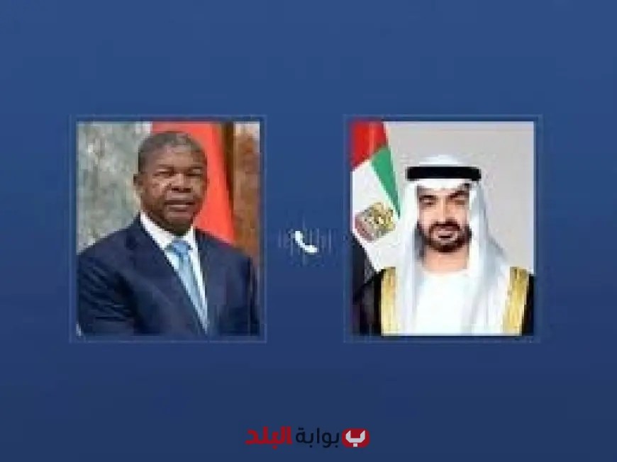 رئيس الإمارات ورئيس أنجولا يتبادلون الأحاديث لتعزيز علاقات التعاون بين البلدين