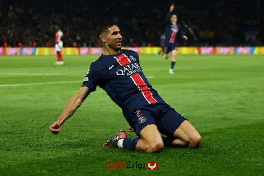 أشرف حكيمي يقترب من تحقيق رقم تاريخي مع باريس سان جيرمان في نهائي كأس العالم!