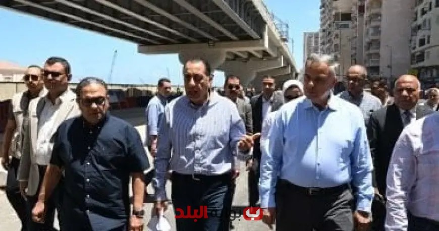 رئيس الوزراء يزور مشروع تطوير محور «محمد نجيب» ويشهد توسعة كورنيش الإسكندرية الجديدة