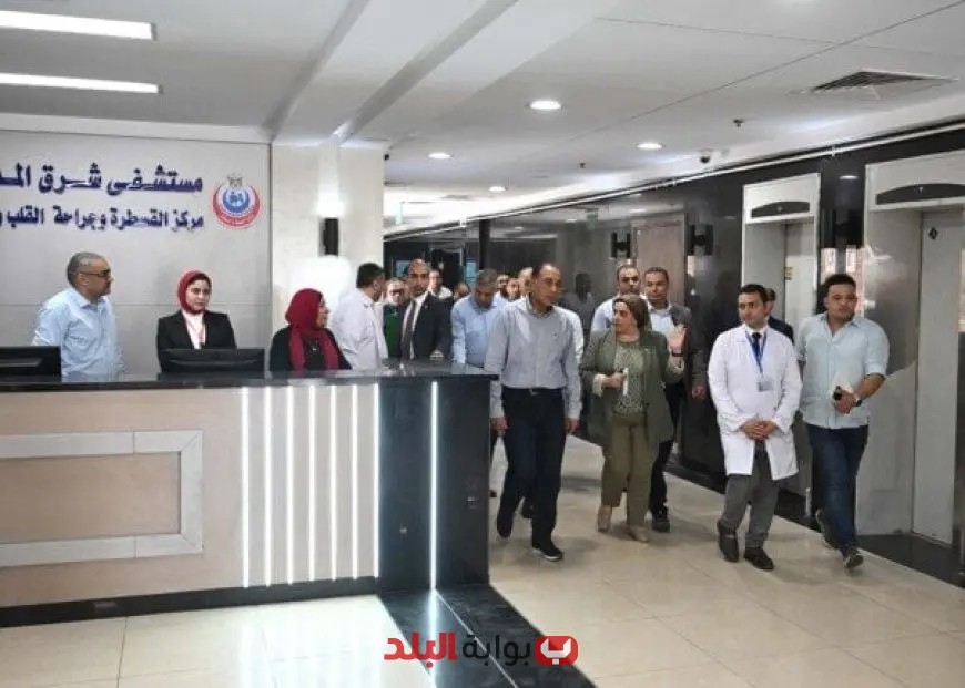 مدبولي يقوم بجولة تفقدية لمشروع تطوير مركز القسطرة وجراحة القلب في مستشفى شرق المدينة بالإسكندرية