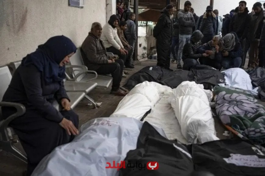 استشهاد 4 فلسطينيين جراء غارات جوية إسرائيلية على خيام النازحين في غزة