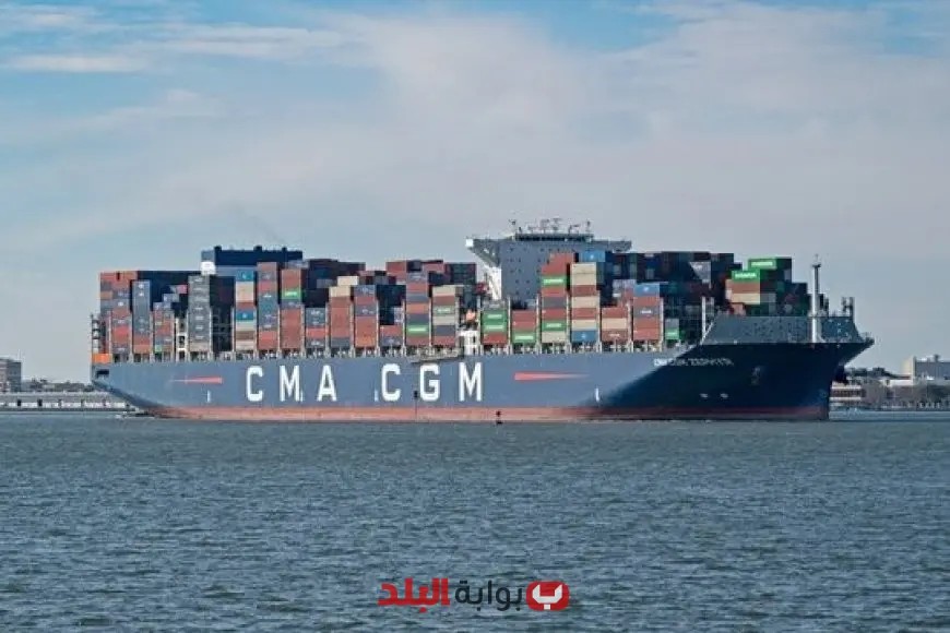 قناة السويس تستقبل عبور سفينة الحاويات «CMA CGM ZEPHYR» في قافلة الجنوب المثيرة