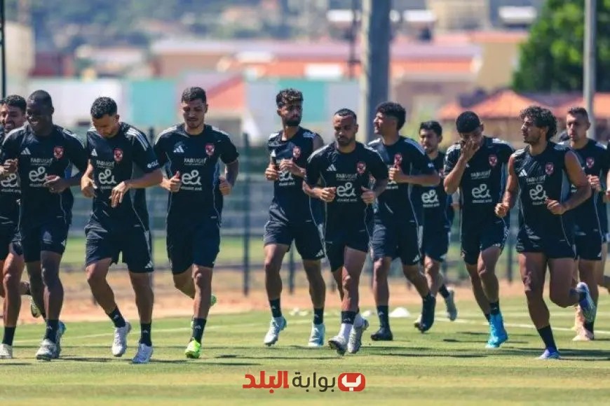 الأهلي يجري تدريبات مكثفة على فترتين خلال معسكره التدريبي في تونس