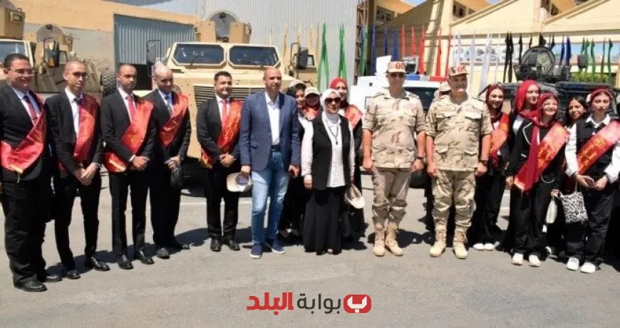 طلاب المستقبل يزورون مجمع الصناعات الهندسية بترتيب من القوات المسلحة