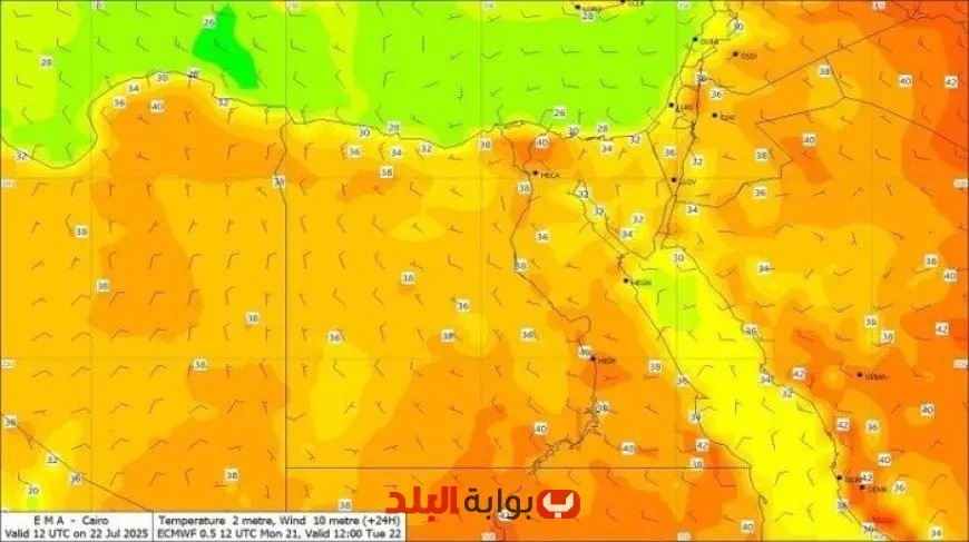 توقعات حالة الطقس اليوم الثلاثاء 22 يوليو 2025: كل ما تحتاج معرفته عن درجات الحرارة!