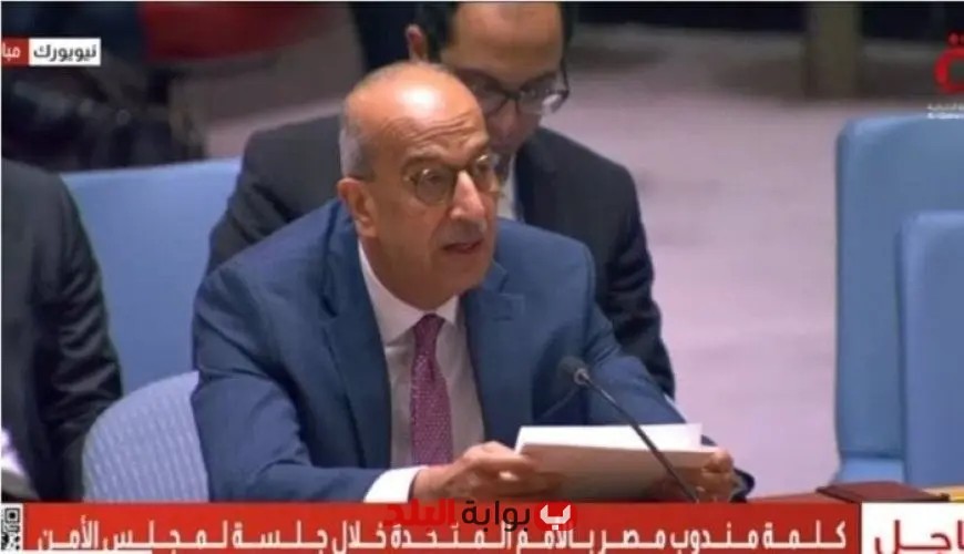 مندوب مصر في الأمم المتحدة يحذر: انتهاك إسرائيل لسيادة الدول العربية يهدد الأمن الإقليمي والدولي