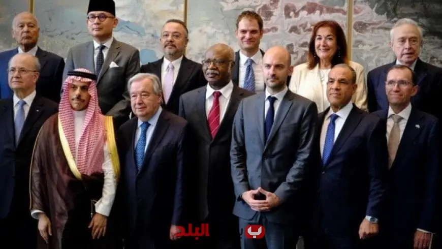 وزير الخارجية يتحدث في المؤتمر الدولي حول التسوية السلمية لقضية فلسطين وإمكانية تنفيذ حل الدولتين