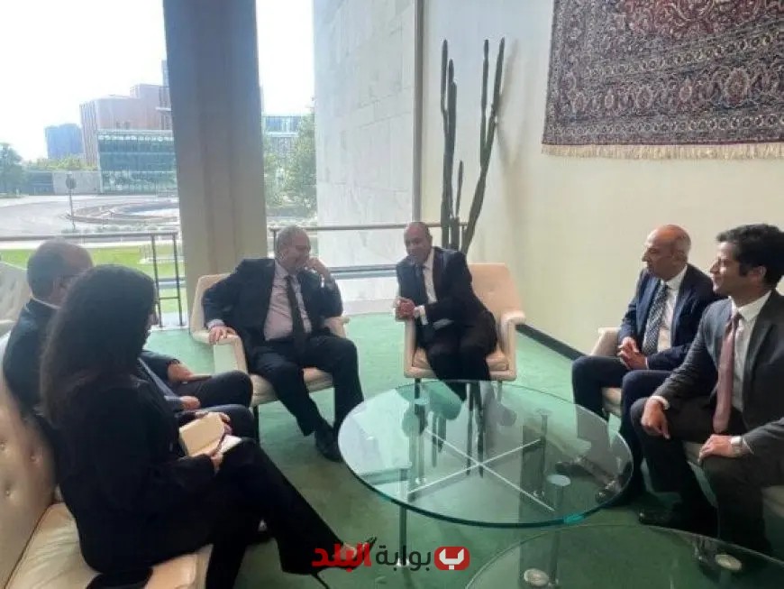 “وزير الخارجية يبحث مع نائب رئيس الوزراء اللبناني تعزيز الاستقرار في بيروت وغزة”