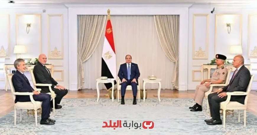 الرئيس السيسي ووزير الدفاع الإيطالي يتباحثان تعزيز التعاون العسكري والأمني بين مصر وإيطاليا