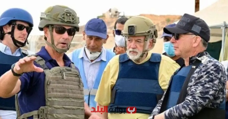 المبعوث الأمريكي ستيف ويتكوف يقوم بجولة تفقدية في مركز المساعدات الإنسانية بقطاع غزة