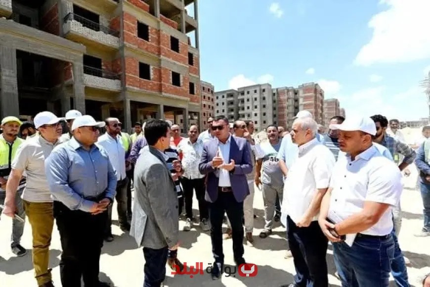 زيارة وزير الإسكان لوحدات مبادرة سكن لكل المصريين والطرق في برج العرب الجديدة