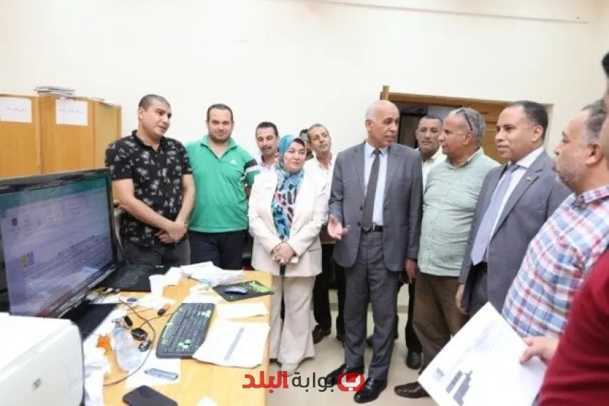 رئيس جامعة كفر الشيخ يقوم بجولة تفقدية في كلية علوم الرياضة أثناء اختبارات القدرات