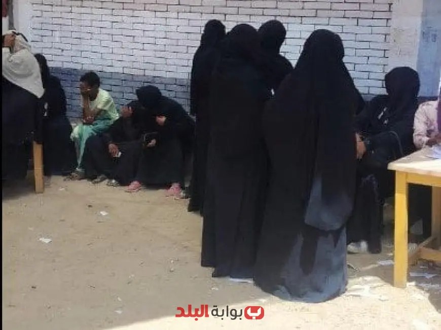 سيدات أسوان يتغلبن على حرارة الصيف ويتوافدن بأعداد كبيرة إلى لجان الشيوخ