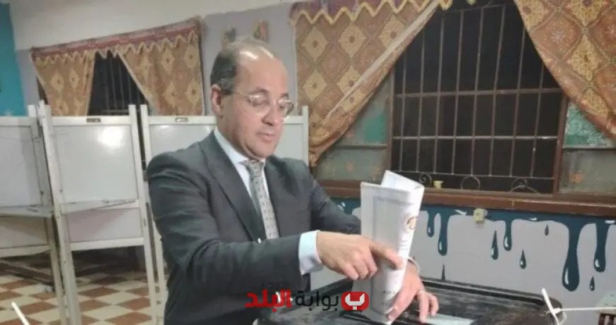 وزير المالية يشارك في إبداء صوته في انتخابات مجلس الشيوخ