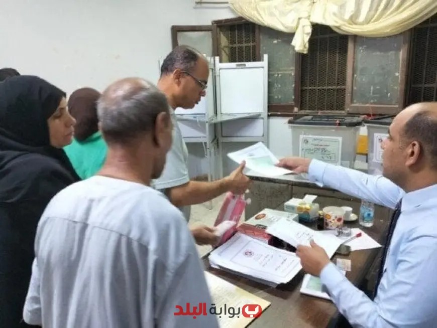 زحام شديد على لجنة عين شمس الثانوية العسكرية في ختام اليوم الأول من انتخابات الشيوخ