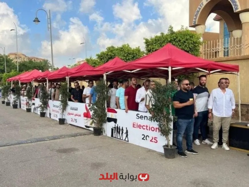 توافد حشود الناخبين على لجان انتخابات الشيوخ 2025 في محافظة القاهرة مع فيديو مباشر للأحداث