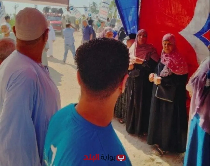 توافد الناخبين بشكل حاشد إلى لجان الاقتراع في البحيرة اليوم الثاني من انتخابات مجلس الشيوخ