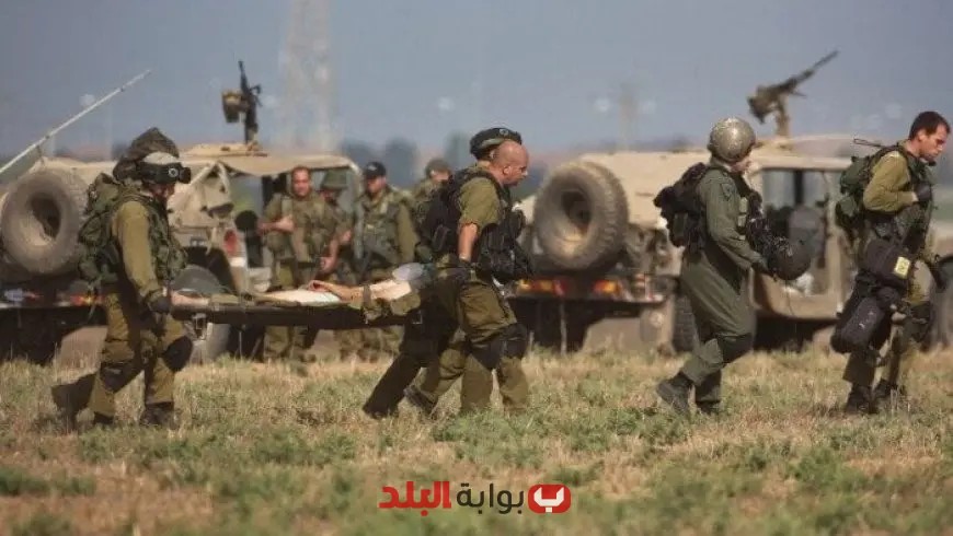 جندى إسرائيلى يتعرض للإصابة جراء انفجار أثناء المعارك العنيفة فى جنوب غزة