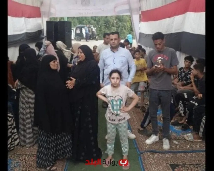 تزايد أعداد الناخبين في منشأة القناطر بالجيزة قبل إغلاق مراكز الاقتراع