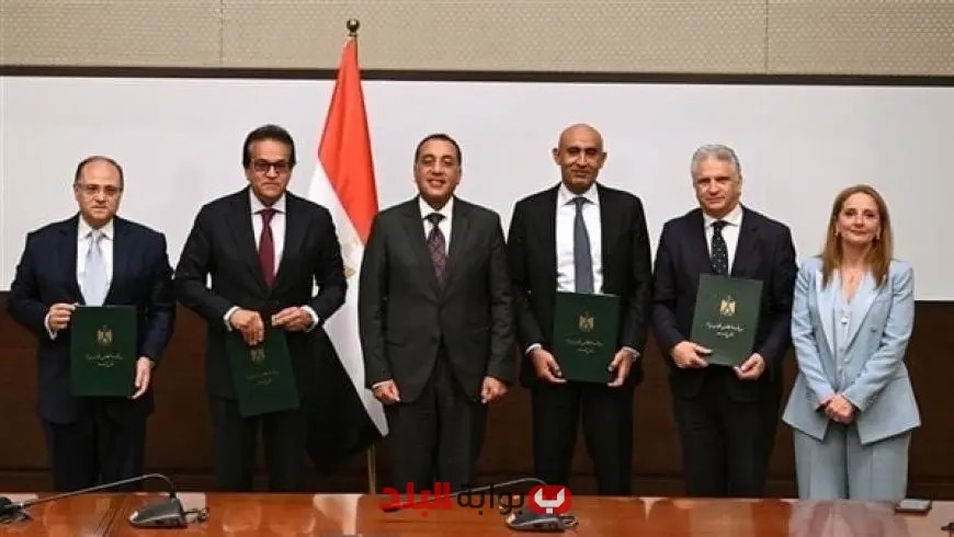 رئيس الوزراء يشارك في توقيع اتفاقية لتأسيس وتطوير خمس مدارس متخصصة في صناعة الأدوية