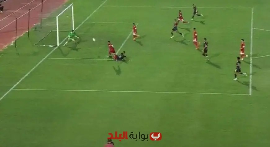 حسام حسن يسجل هدف التعادل لمودرن سبورت أمام الأهلي فيديو