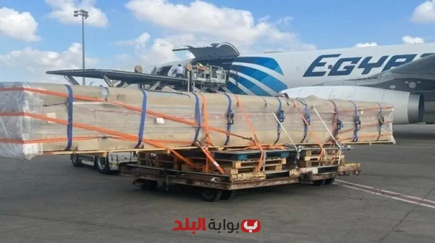 مصر للطيران تنقل شحنة إنارة ضخمة بأطوال مخصصة إلى كينشاسا بكفاءة استثنائية
